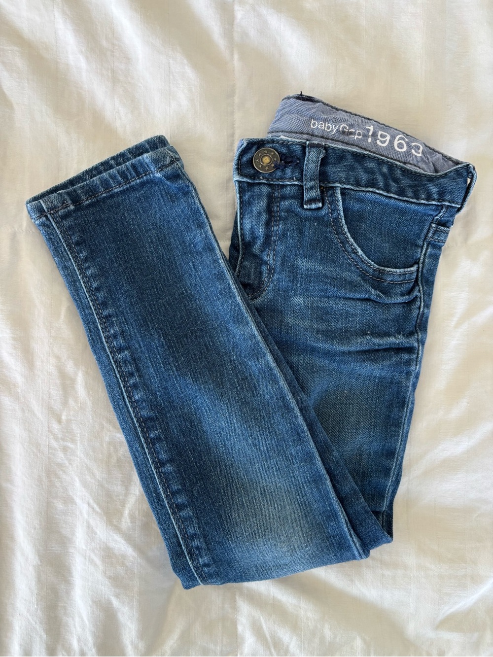 Gap Toddler Girls Size 4 Blue Denim Skinny Jeans